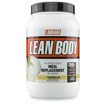 LABRADA 라브라다 린바디 프로틴 파우더 1120g 바닐라 맛 Labrada Nutrition Lean Body Hi-Protein Meal, 1개, 1