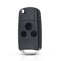 자동차키 차량용스마트키KEYYOU 플립 키 수정된 접이식 원격 자동차 셸 케이스 Fob 혼다 어코드 파일럿 Cr, 03 Model 3