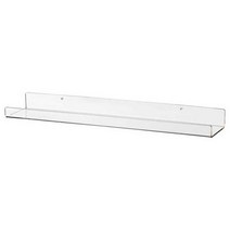 이케아 멜뢰사 액자선반 투명 60x10.5cm 아크릴, 1개