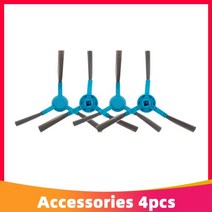 로봇 청소기 필터 걸레메인 롤러 사이드 브러시 cecotec conga 3090 진공 부품 액세서리 용 hepa 에어 천 교체, 4 사이드 브러시
