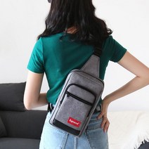 중학생 킥보드 슬링백 스몰로고 사각 힙색 초등학생 피크닉 운동힙색