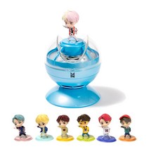 BTS 타이니탄 전멤버 캐릭터피규어 풀세트 +무선 미니 공기청정기 반영구 나노필터, SUGA(공기청정기)+피규어풀세트