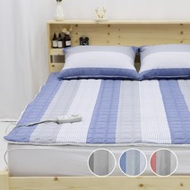 홈홈 먼지없는 세미마이크로 전기 온수 온열 매트커버, 트리플_오션
