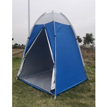 얼음 낚시 텐트 겨울 캠핑용 아이스 방풍 보온 1인용 바람막이, 1.2mx1.2mx1.6m블루 문1 바닥있음