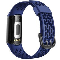 Fitbit Charge 5 스트랩 통기성 방수 고무 손목 밴드 핏비트 시계줄, #3, For Fitbit Charge 5