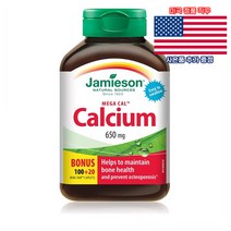 자미에슨 메가 칼슘 650mg 120정 자메이슨 Mega Calc