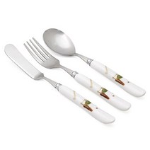 박씨상방 도자기 잼나이프 3종세트나무, 장미사각