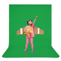 사진용 흰색 배경 1.8 x 2.7m(6 x 9피트) 폴리에스터 크로마키 배경 천 사진 촬영 라이브 스트리밍 비디오 스튜디오를 위한 접이식 단색 배경, 6 x 9 ft