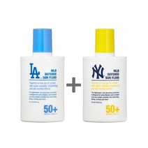 [MLB코스메틱]디펜스 선 플루이드 25ml 2set(LA/NY), LA 25ml+LA 25ml