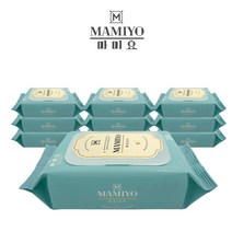 마미요 저자극 물티슈 캡형 10팩, 오리지널 100매 10팩