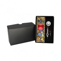 (50세트 골프공인쇄) 골프판촉물 세인트나인 Q소프트블랙3구 볼마커제작 자석티 골프선물, 50세트