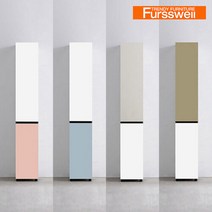 퍼스웰 냉장고틈새장 주방수납장.300 투도어(HA_064), 크림/화이트