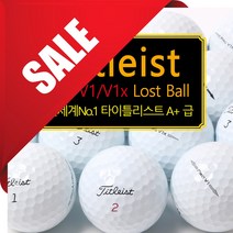 중고골프공 타이틀리스트 로스트볼 PROV1 V1X AVX 혼합 화이트 A+등급, 30알