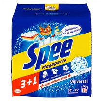 Spee 스피 헤비 듀티 메가펄 세탁 세제 18회분 5팩 Spee Heavy duty detergent Megaperls 18 Wl