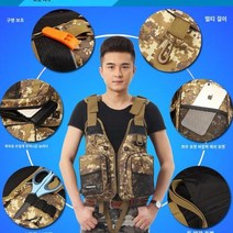 프리사이즈 바다 루어 갯바위 낚시 구명 조끼 이소 슬림 대부력, 레드