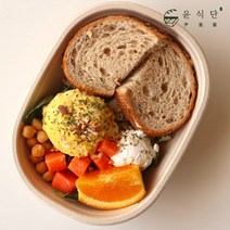 [윤식단] 샐러드 정기배송 프로그램 도시락 배달 건강 식단 새벽 구독 저염, 1일 1식, 10일 프로그램