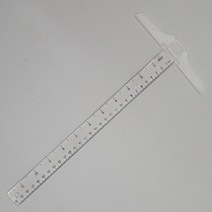 수평 수직 플라스틱 투명 t 자 제도용 제도 티자 30cm
