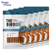 애견 오메가3 뇌기능 연어져키 100gx5 스틱간식 동결