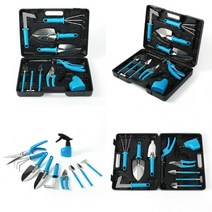 TWKL 원예도구 10종세트 블루, 1개