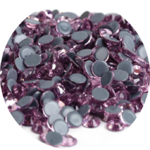 Ss10 ss12 ss16 핫 픽스 라인석 크리스탈 슈퍼 반짝이 납유리 직물 의류용 43 색상, [03] ss16  1440pcs, [27] Pink