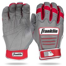 Franklin Sports CFX 프로 야구 배팅 글러브 시리즈, Grey/RedFranklin Sports, Adult XX-Large