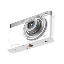 학생 디지털 4K 교정 입문 DSRL 5000 DSLR카메라, T02-실버화이트(스탠다드16G 카드)렌즈, C01-공식 스탠다드