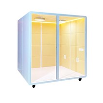 강아지방음부스 애견호텔 방음 반려견 소음차단, 사각1.8x1.8 3인