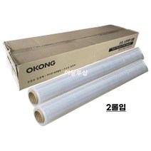 오공 스트레치 필름 투명 두께20mic 폭1000mm 길이400m 투명랩 2롤입 1박스