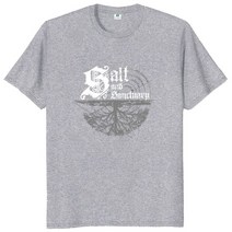 Kaus Garam dan Pengorbanan 2022 Klasik 게임 비디오 RPG Baru Atasan Penggemar Petualangan Aksi 100% K, 3L, 03 Grey