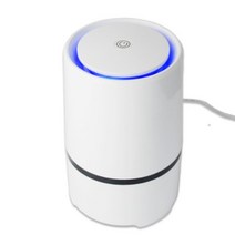 공기청정기 가정용 업소Ionizer Air Purifier True HEPA USB Negative Ion Desktop Portable Cleaner Remov, 한개옵션0