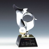 트로피주문제작 홀인원 이글패 메탈 트로피 싱글패, 단품