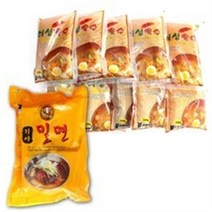 비프먹방 대용량 밀면사리 + 육수세트 (밀면사리 10인분 2kg 육수 10인분), 4개