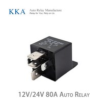 자동차 컨버터 인버터 퓨즈 포함 릴레이 모터 보트 12V 24V 4 핀 5 40A 80A, 30.80A Relay - 12V 5Pin with S, 1개