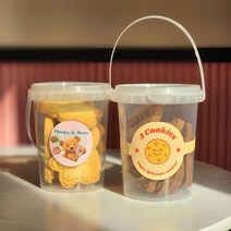 쿠키 버켓 8개입 수제 버터쿠키 맛집 답례품 신년 돌잔치 유치원 어린이집 결혼 답례 선물, 버터맛