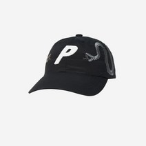 팔라스 스네이크 6패널 캡 블랙 Palace Snake 6Panel Black