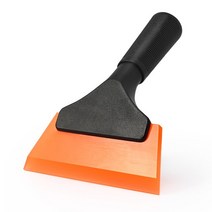출장 세차 세차건 플라스틱 유리 스티커 칼 얼음 제거제, 주황색