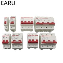 전기 회로 차단기 DC 1000V 1P 2P 3P 4P 태양 광 미니 회로 차단기 보호, DC 4P, 25A