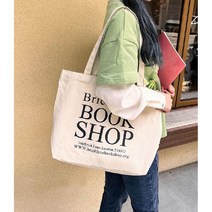 일본풍 레터링 친환경 에코백 숄더백 캐쥬얼 캔버스 가방