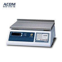 ACOM 에이컴 유통형 전자저울 PC-100W 20kg (1g) 충전식 국내생산 정밀급 저울