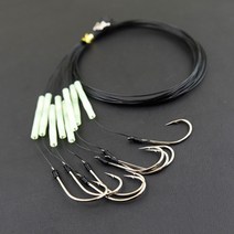 가람에프앤씨 꼬임방지 우럭바늘 우럭낚시채비 세이코바늘 묶음바늘