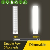 경첩 나비 볼트 가구 규격 ㄱ자 잠금 유리브라켓 도어 꺽쇠 usb pir 모션 센서 빛, 따뜻한 화이트, 40cm