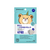 웰킵스 초소형 뉴스마트 황사 마스크 KF80, 10매
