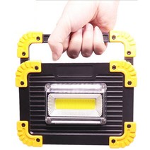 USB 충전식 COB LED 캠핑랜턴(Big Eye) 캠핑등 작업등 투광기 낚시 등산 캠핑 렌턴 추천, COB LED 캠핑랜턴(배터리2개세트)