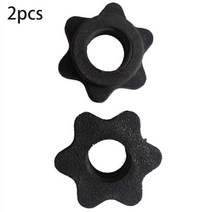 미끄럼 방지 역도 액세서리 고정 아령 바 클램프 너트 육각 바벨 나사 2 개, 2pcs Type 02