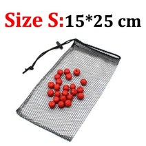 잉어 낚시 액세서리 보일리 에어 드라이 메쉬 미끼 가방 보일리스 테이블 홀더 피더 1 개 잉어 태클, 01 S