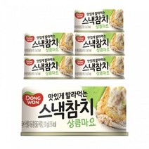 동원 맛있게 발라먹는 스낵참치 상큼마요 100g x6개 간식 한끼 안주