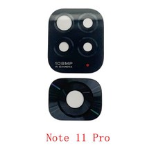 2Pcs 후면 카메라 렌즈 유리 Xiaomi Redmi 10 참고 프로 5G 11 수리 부품, 한개옵션1, 05 Note 11 Pro