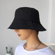 어니우니 남자 여자 공용 오버핏 버킷햇 대두 벙거지모자