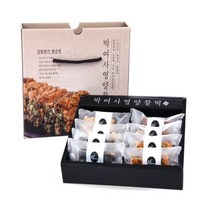 박여사 영양찰떡 호두 견과류 어린이 영양간식 찰떡 세트(소) 8개 웰빙찰떡(랜덤혼합), 1개