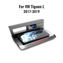자동차 무선 충전기 QI 15W 폭스 바겐 Tiguan L MK2 2017 2018 2019 빠른 휴대 전화 충전기 충전 플레이트 액세서리, PD model